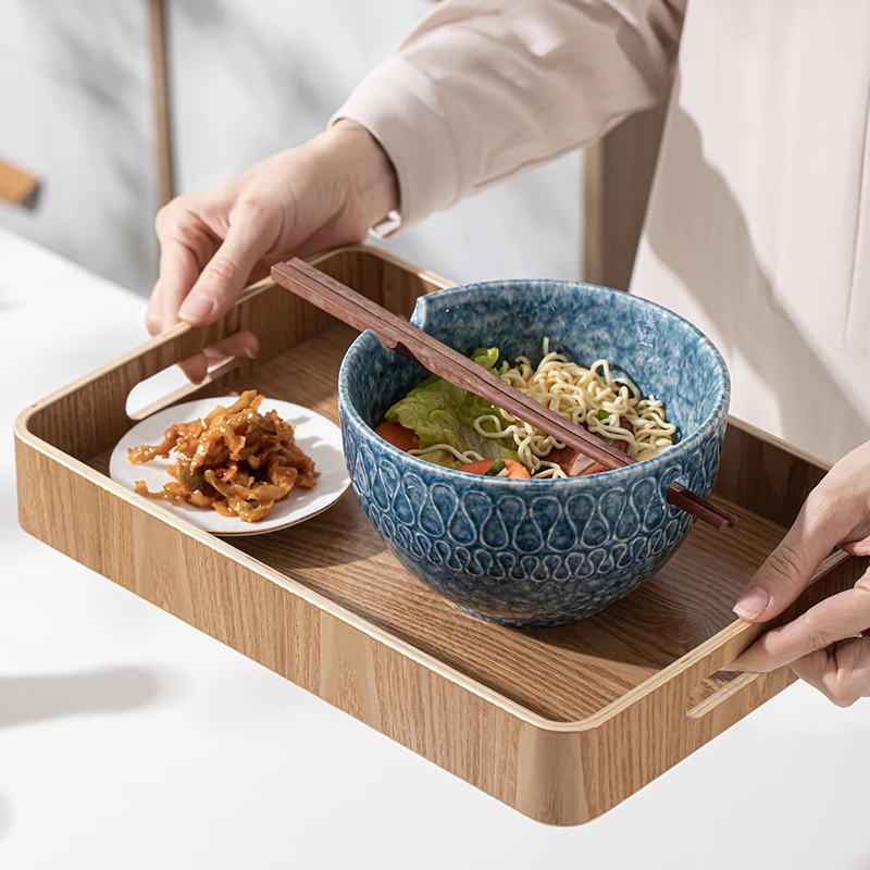 Новая и красивая керамическая миска в китайском стиле для лапши быстрого