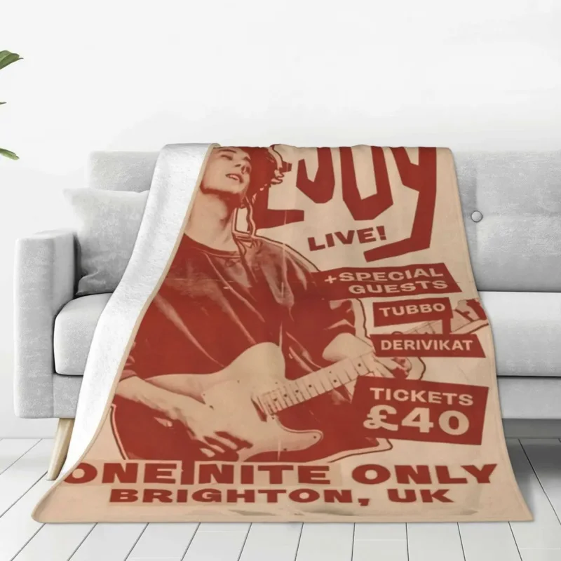 

90s Lovejoy Concert Poster Are You Alright Flannel Throw Blankets Blankets for Bedding Car Super Soft Bed Rug