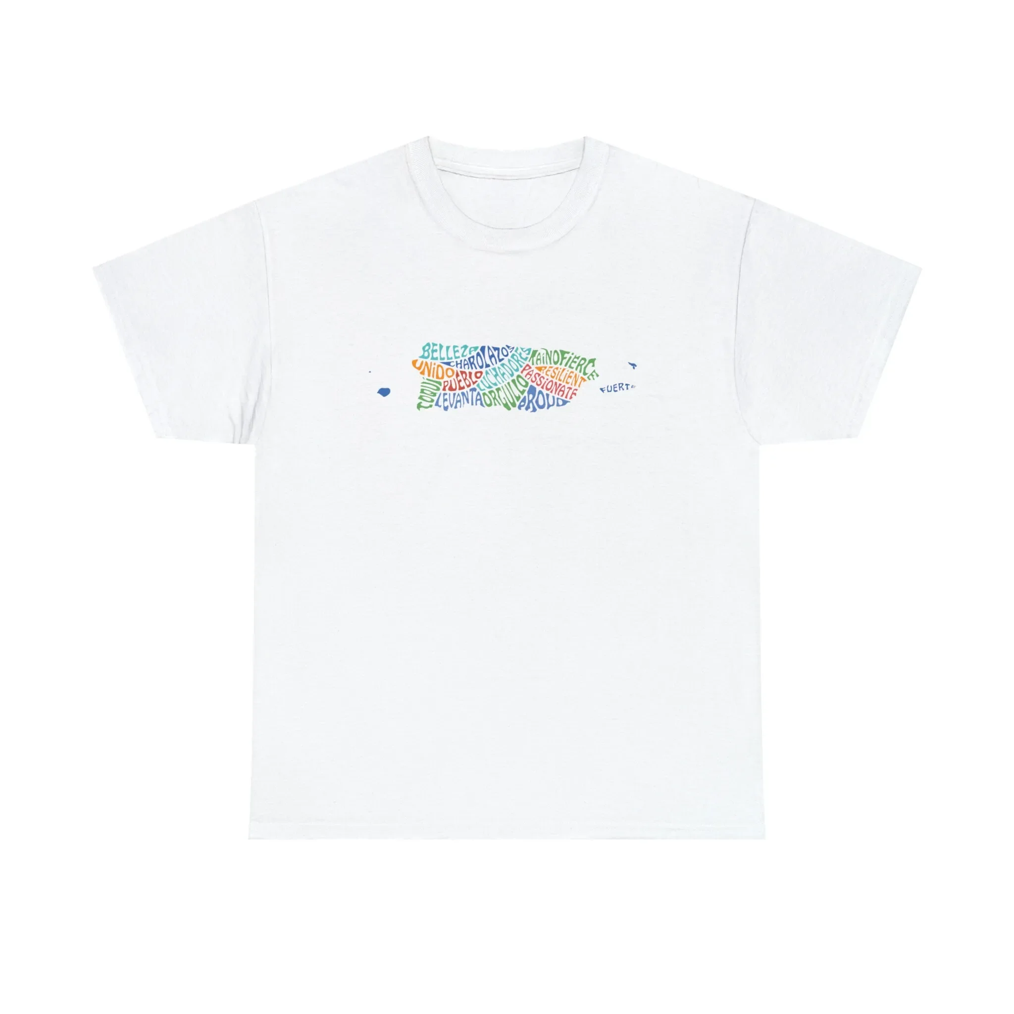 Футболка с характеристиками Пуэрто-Рико