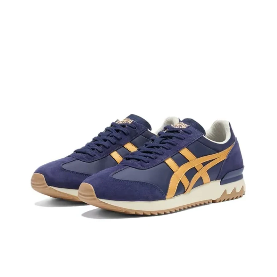 Фото Onitsuka Tiger California 78 EX унисекс кроссовки низкого профиля темно-синего цвета – нескользящая подошва, прочная конструкция и легкий вес 1183A355-406 №3