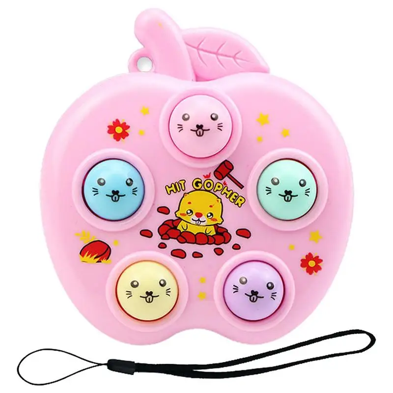 

Handheld Mini Game Machine Toy Tiny Gopher Game Machine Portable Miniature Gopher Toy On Palm Colorful Educational Gift For