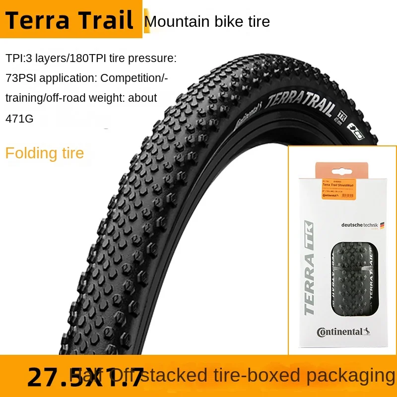 Шина для горного велосипеда Continental TerraTrail 27 5*584 tr наружная шина велосипедная |