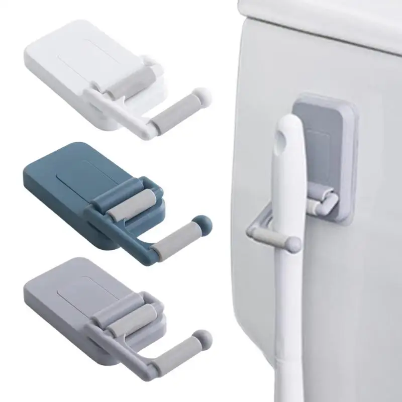 

Broom Holder Wall Mount 3pcs Mop Rack Self Adhesive Broom Hanger Wall Mounted Mop Organizer Holder Bathroom Kitchen Accessories