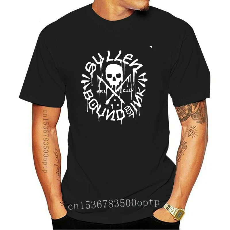 

Mens clothing Sullen Art Co Bound By Ink Tattoo Artist Black White Back Print T Shirt M-3XL UK