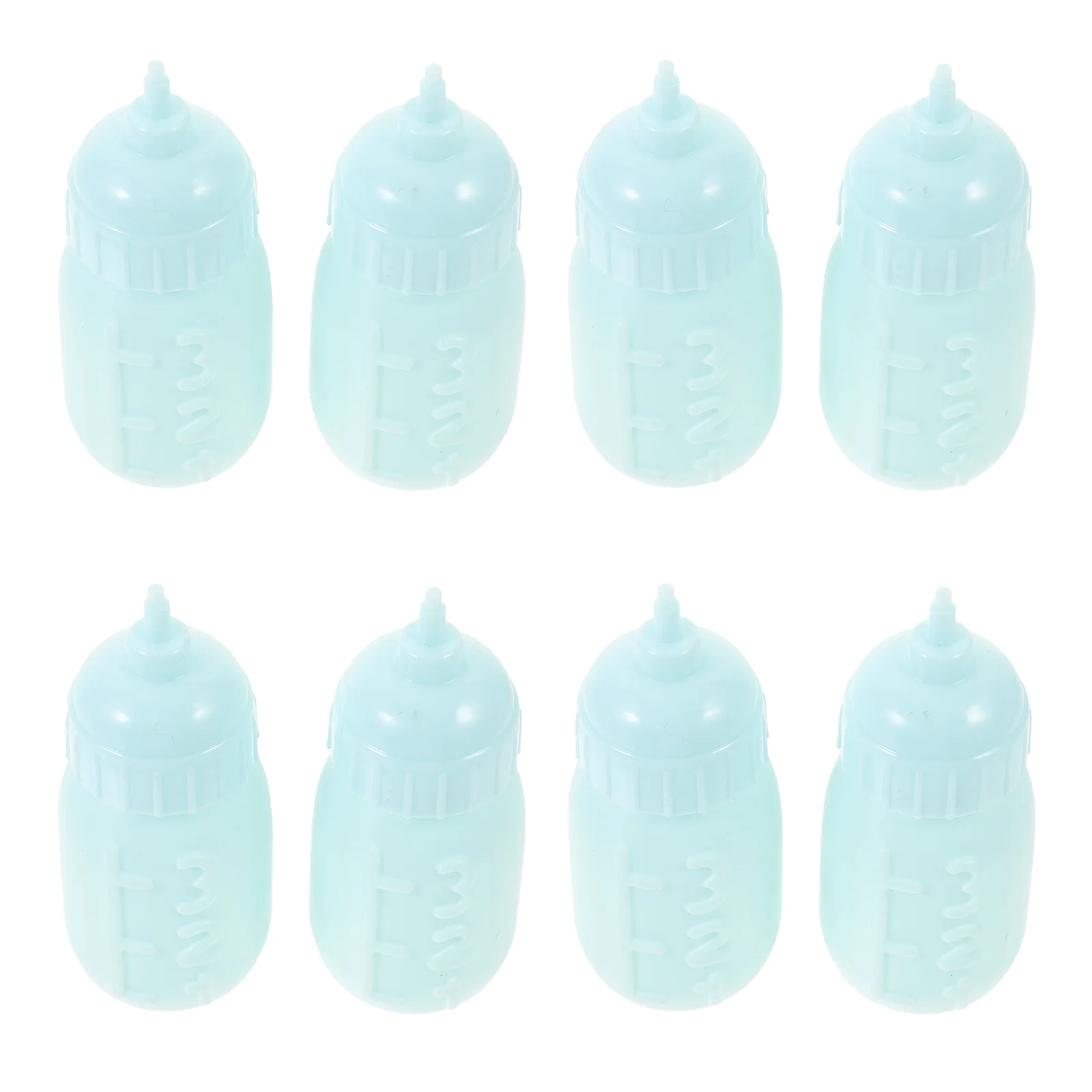 

10 Pcs Miniature Bottles Baby Accessories Toys Girls Milk Plastic Child Dolls
