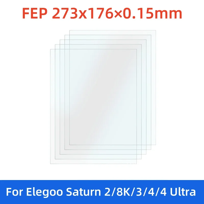 Фото 5 шт. Отделительная пленка FEP 273x176x0,15мм для Saturn 2/8K/3/Ultra/4/4 Ultra - Запчасти для LCD 3D принтеров смолы №1