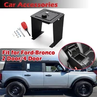 Rhyming Central Armrest Lock Box Security Storage Organizer Kit Fit For Ford Bronco 2021 2022 2/4 Door Car Interior Accessories