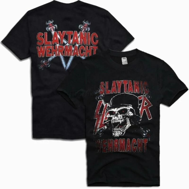 

Slayer Slaytanic Wehrmacht Vintage Metal Band Music T-Shirt