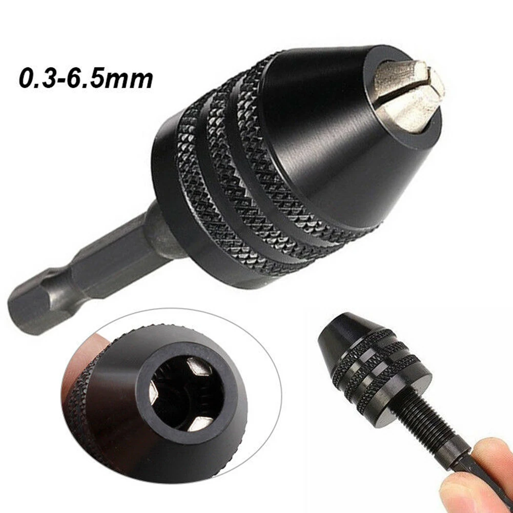 

Wear Resistant Drill Chuck Quick Change Electric Grinder Self Centering Hinge Three Jaw Screwdriver Keyless Adapter Hex Shank