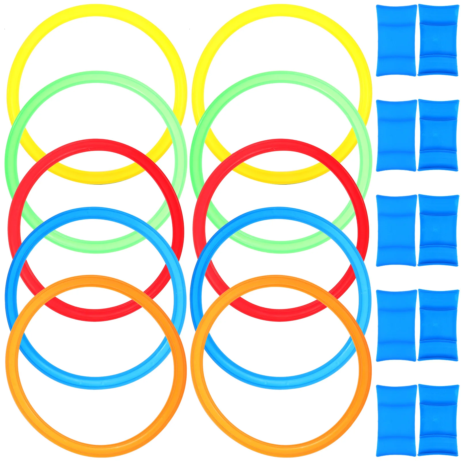 

Toy Rings Tossing Pool Toys Kids Ages 4-8 Indoor Outdoor Game Plastic Swimming Child