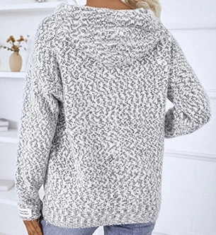 Женский кардиган пальто Осеннее повседневное простое в стиле ретро вязаный