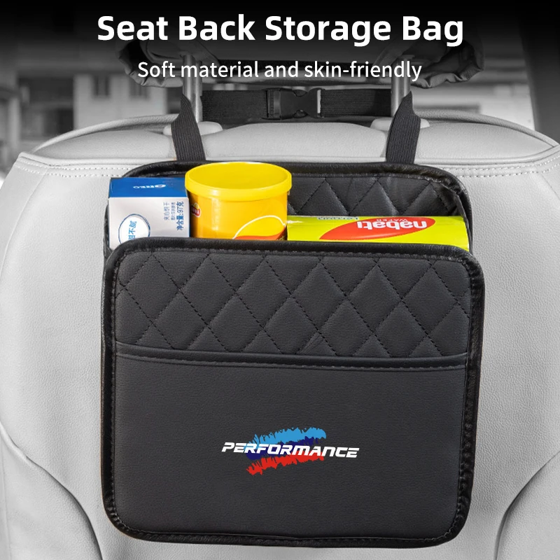 Автомобильный органайзер на половину клетчатого сиденья для BMW Performance X1 X3 X5 E39 E46 E90