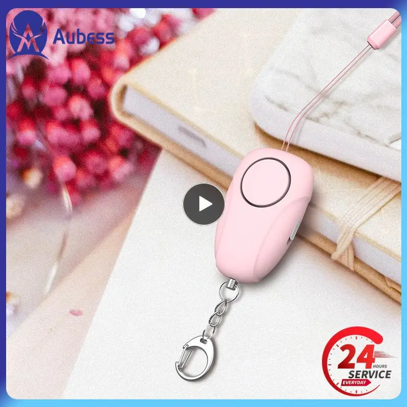 

Personal Self Defense Alarm Protection Chargeable Safety Anti-Wolf Pull Alarm Two Years Of Standby Time RIS 120db For Girl Child