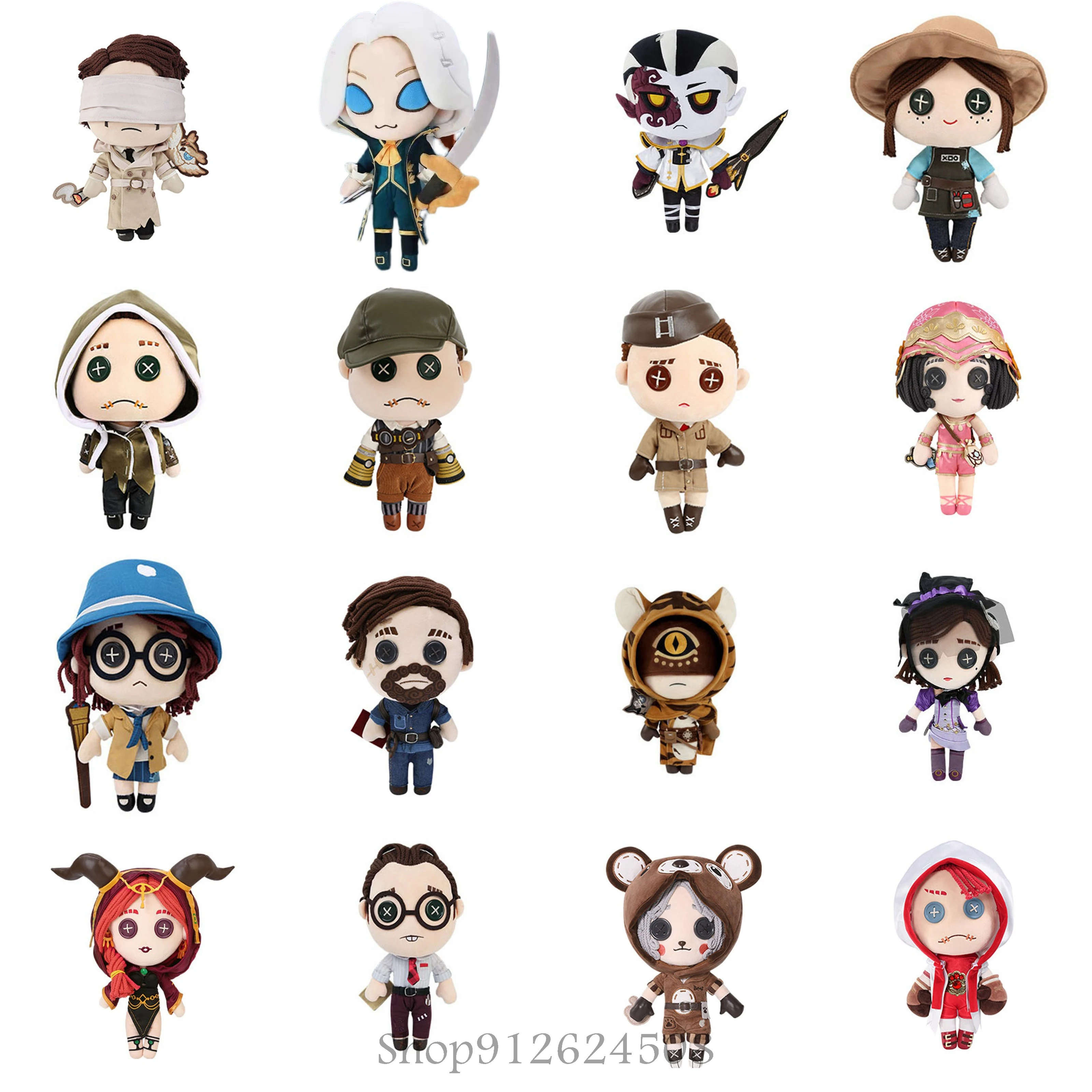 

Game Identity V Aesop Carl Norton Campbell Tracy Mechanic Helena Adams Naib Subedar Victor Morton Acrobat Plush Doll Toy Gift