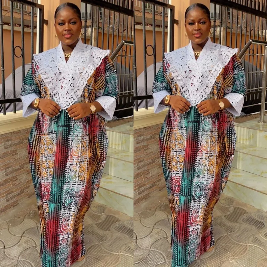 2024 африканское вечернее платье с принтом для женщин большие размеры Дашики