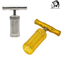 juses smokeshop hot selling portable stainless steel powder press tobacco grinder kitchen supplies smoking accessories