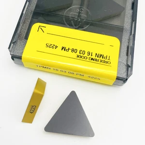 Высококачественный токарный инструмент TPMN16008 TPMN220408 PM4225 CNC, твердосплавное лезвие tpmn 160308, обработка цементированной твердосплавной стали