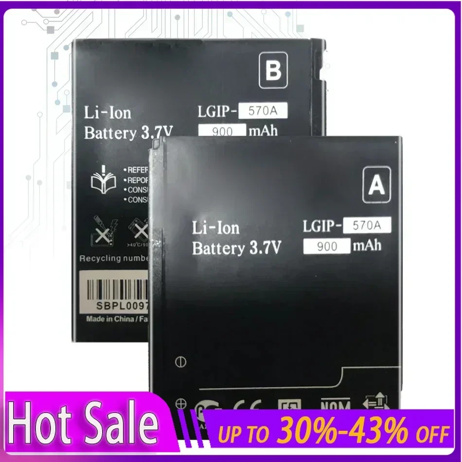 LGIP-570A 900 мАч аккумулятор для мобильного телефона LG KC550 KC780 KF700 KP500 KX500 KC560 KV500