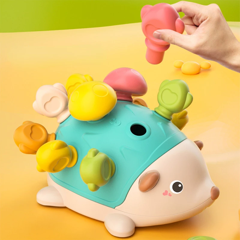 

Игрушки Монтессори Ежик для обучения пальцам Забавные милые детские Игрушки для раннего развития игрушки с тонким мотором и сенсорными элементами Правописание маленький ежик