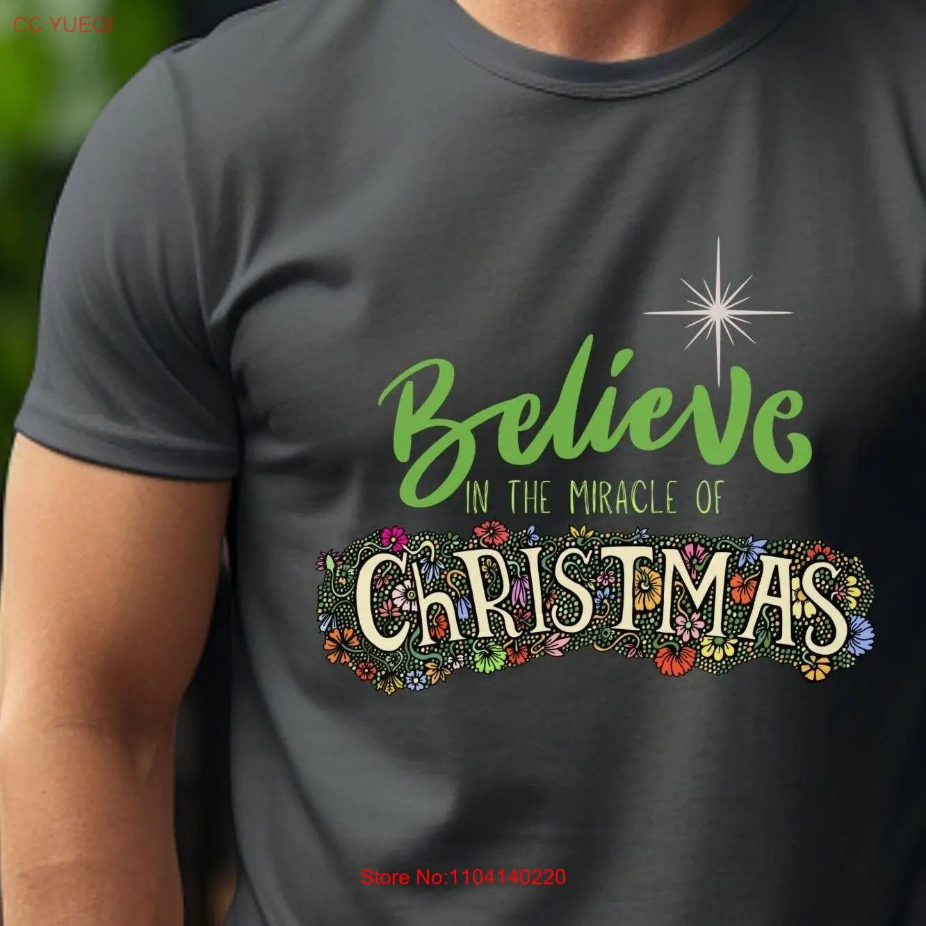 Верьте чудо Рождества Святая ночь Иисус Род рождения Причина на сезон Звезда