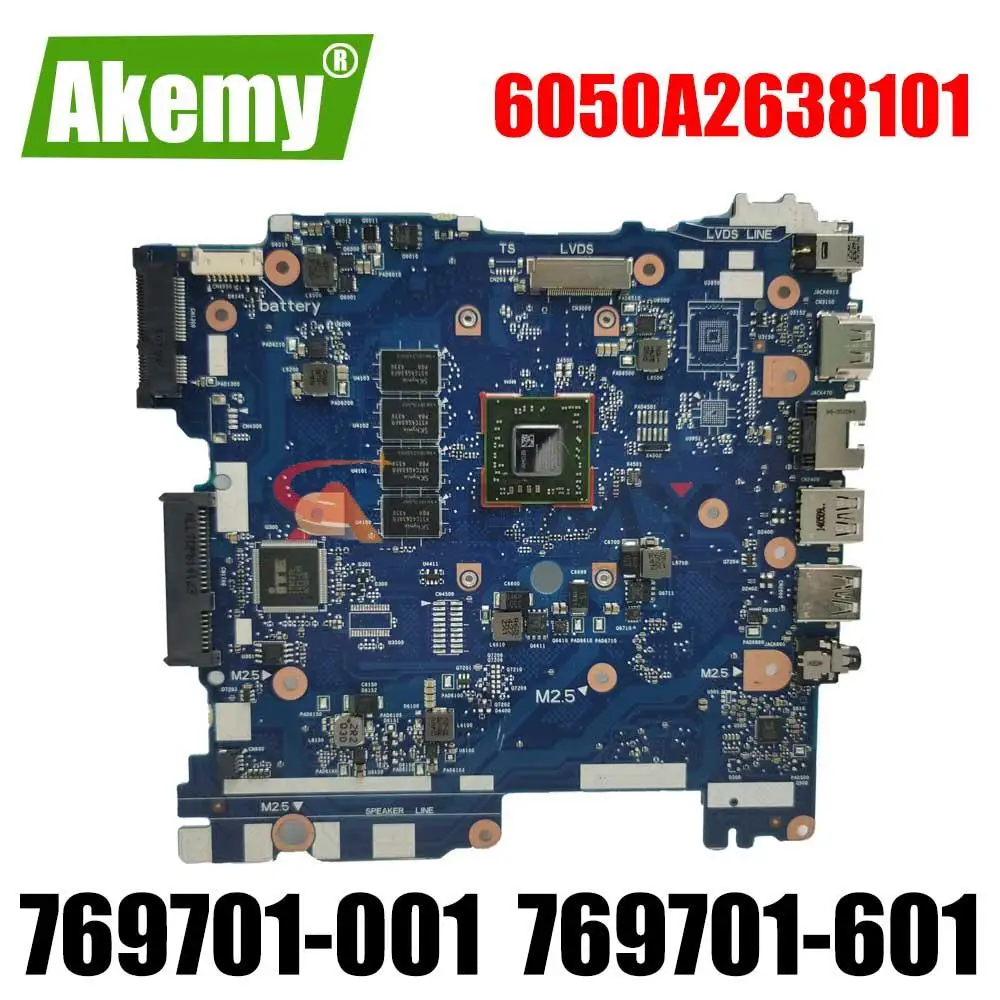 

Akemy 769701-001 769701-601 Laptop motherboard For HP Pavillion 10 AT1200 Notebook Mainboard 6050A2638101