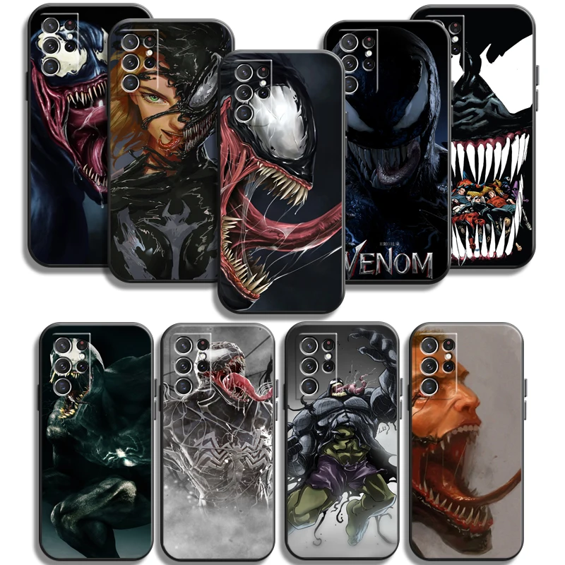 

Marvel Venom Phone Cases For Samsung Galaxy S20 FE S20 Lite S8 Plus S9 Plus S10 S10E S10 Lite M11 M12 Soft TPU Funda Carcasa