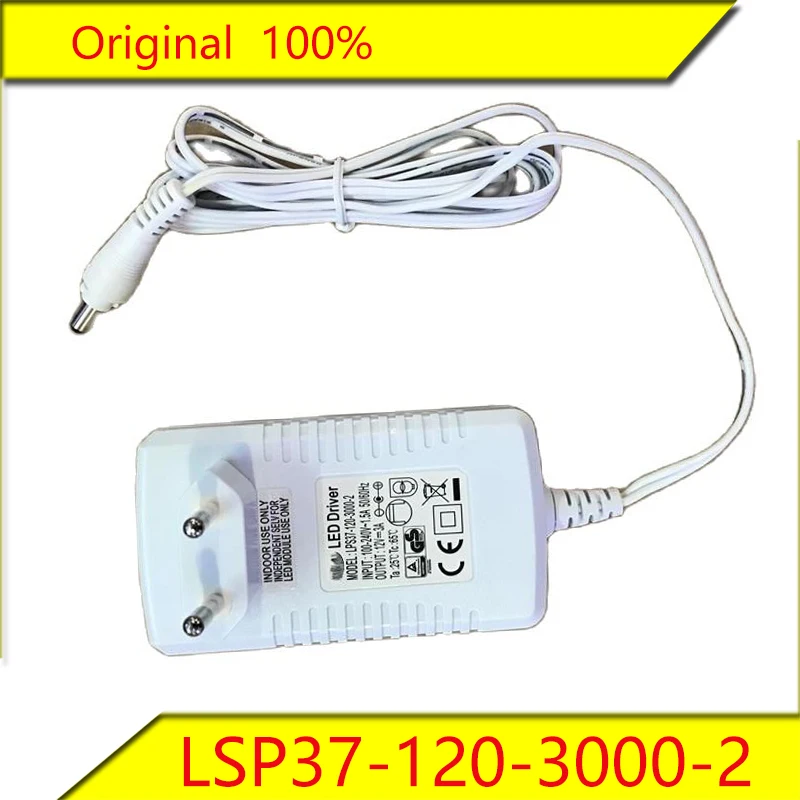 

LSP37-120-3000-2 Power Supply 12V 3A Plug In EU LCD LED Light Router Monitoring Power Adapter Original LSP37 120 3000 2