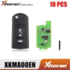 Xhorse XKMA00EN проводной дистанционный ключ для Mazda Flip 3 кнопки английский 10 шт.лот