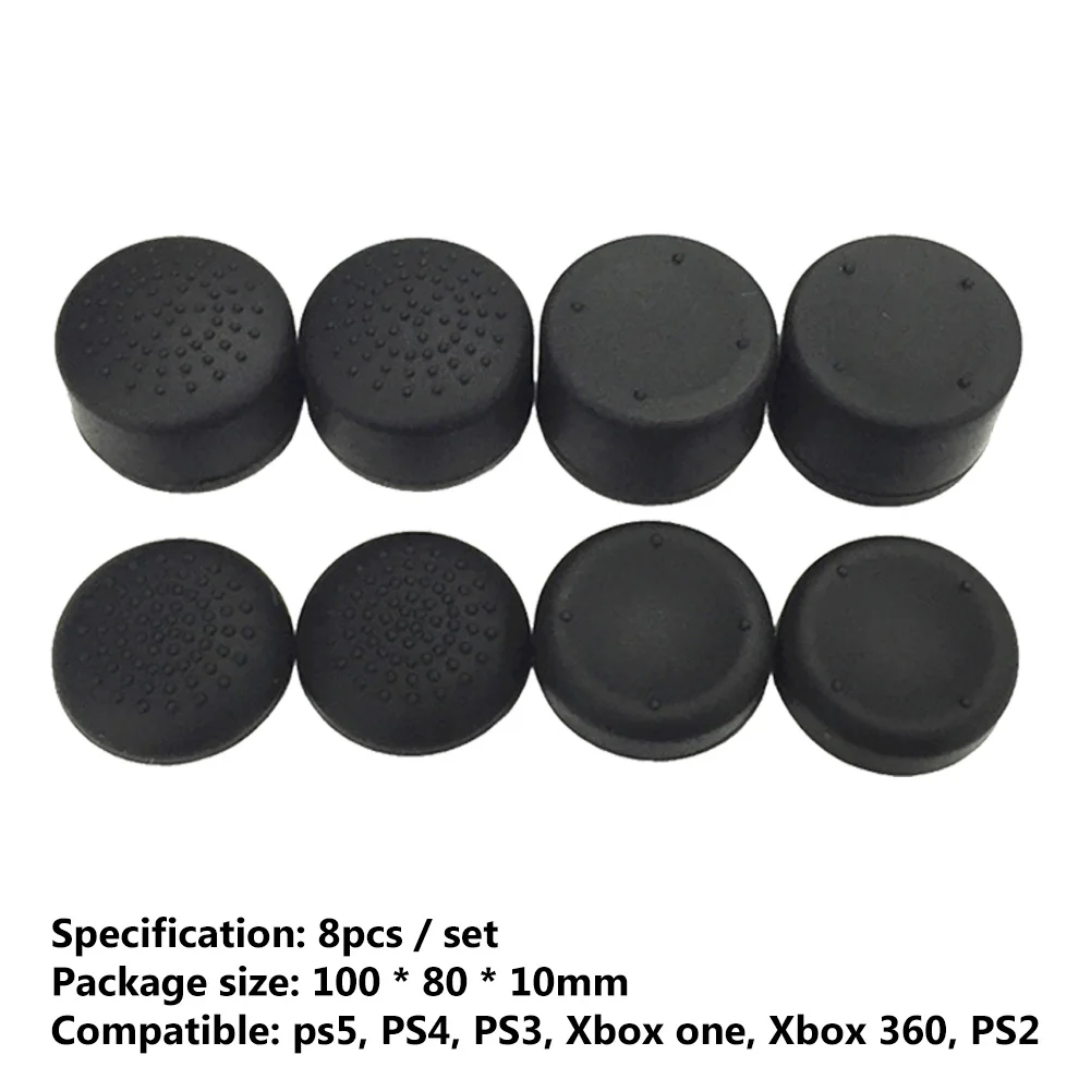 Силиконовая насадка на Стик для джойстика PS5/PS4/PS3/PS2/Xbox 360/Xbox One 8 шт. - купить по