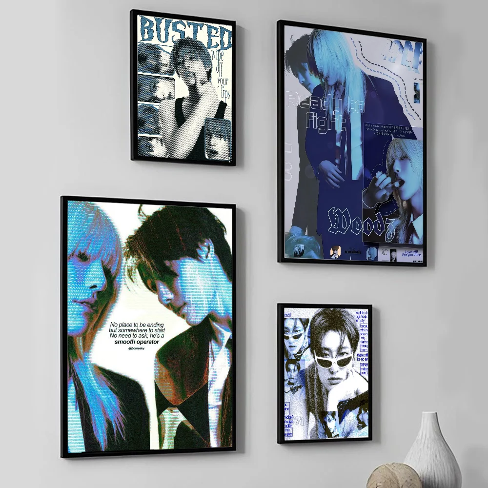 Певица W-woodz музыкальные альбомы B-busted плакат настенное искусство домашний декор