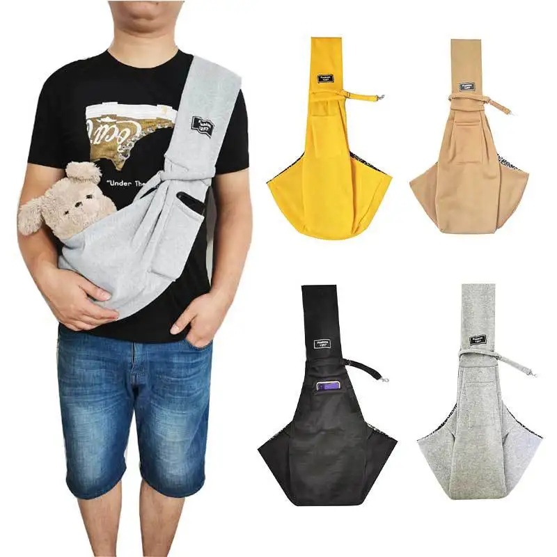

Foldable backpack cat bag, one shoulder crossbody, portable and large capacity pet bag for going out