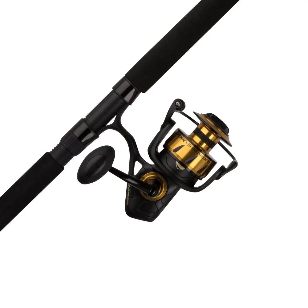 

Spinfisher VI Fishing Rod and Reel Spinning Combo, 6'6" 1PC MH, 6500