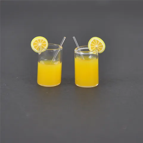 2 шт., стеклянная чашка для воды, KittenBaby, 1:12, кукольный домик