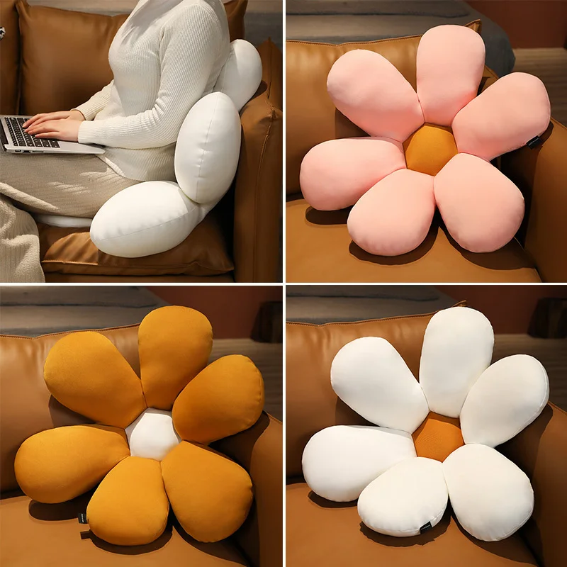 

INS Plush Flower Pillow Stuffed Plant Flower Plush Toy Throw Pillow Home Decoration Cushion Kids Toys Gift for Friend