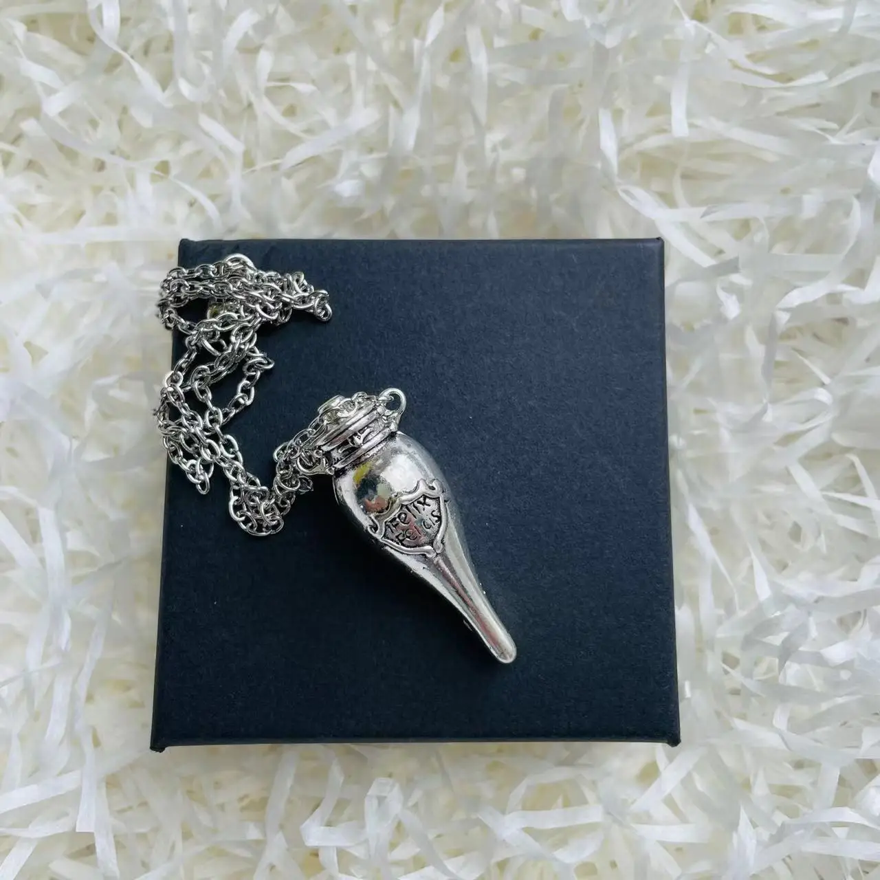 Винтажная Подарочная коробка ожерелье в виде бутылки для лекарств комплект из 2