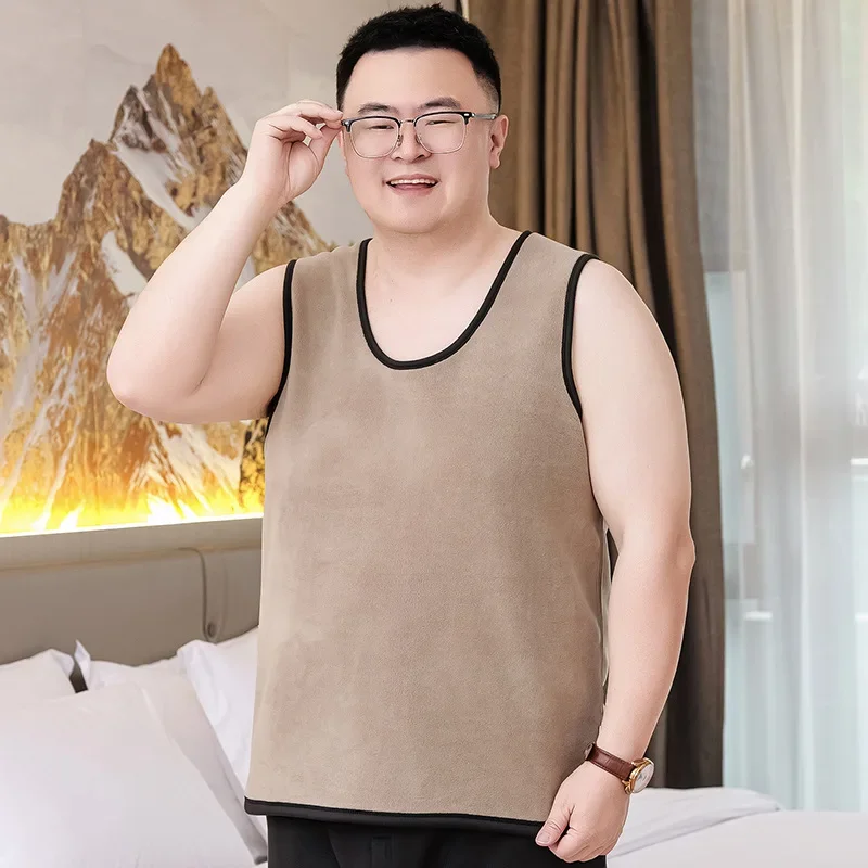 Новое поступление Suepr большой толстый однотонный жилет с добавлением флиса