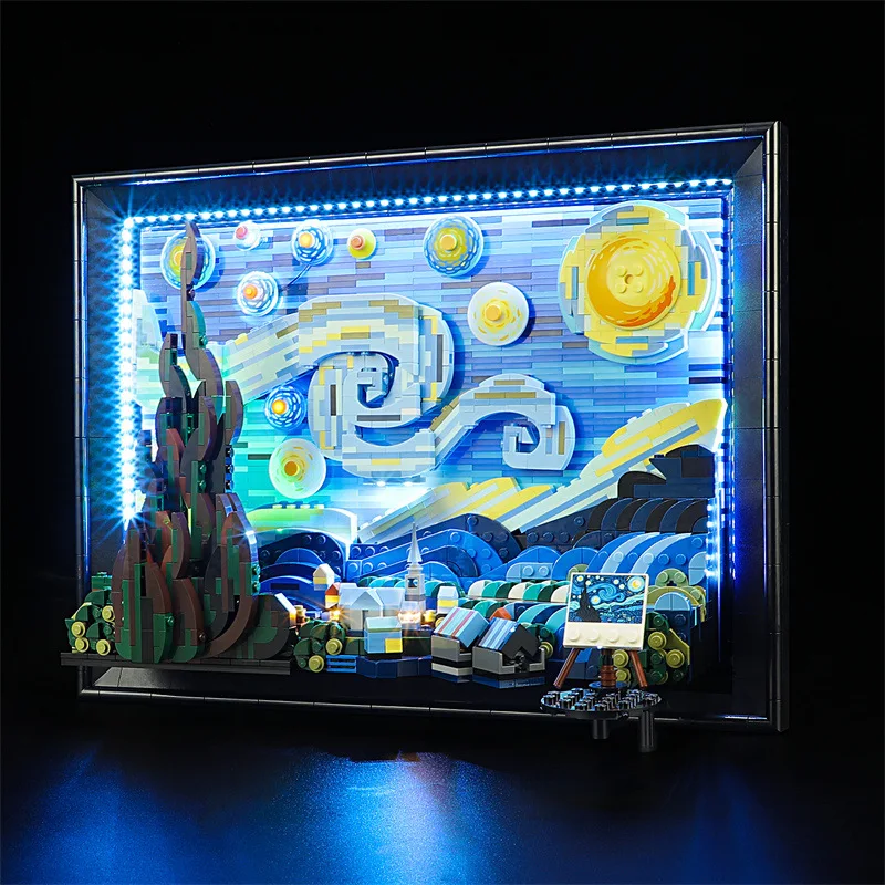 

DIY USB Powered LED Light Kit for Lego 21333 Starry Night Building Blocks Set (NOT Include The Model) Bricks Toys for Children