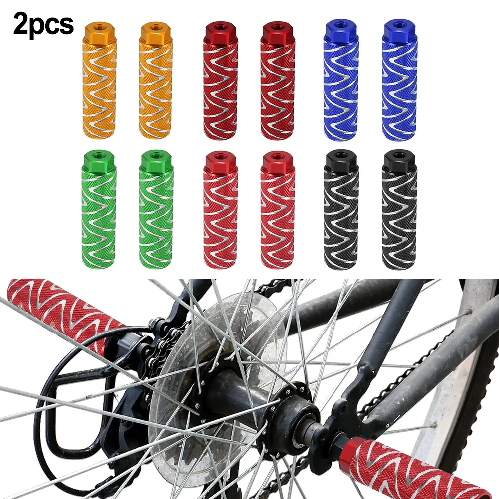 

Pedal Poles Bike Pegs Aluminum Alloy Bicycle Pedal Pole Foot Column 1pair Accessories High Quality Bicycle Accessories
