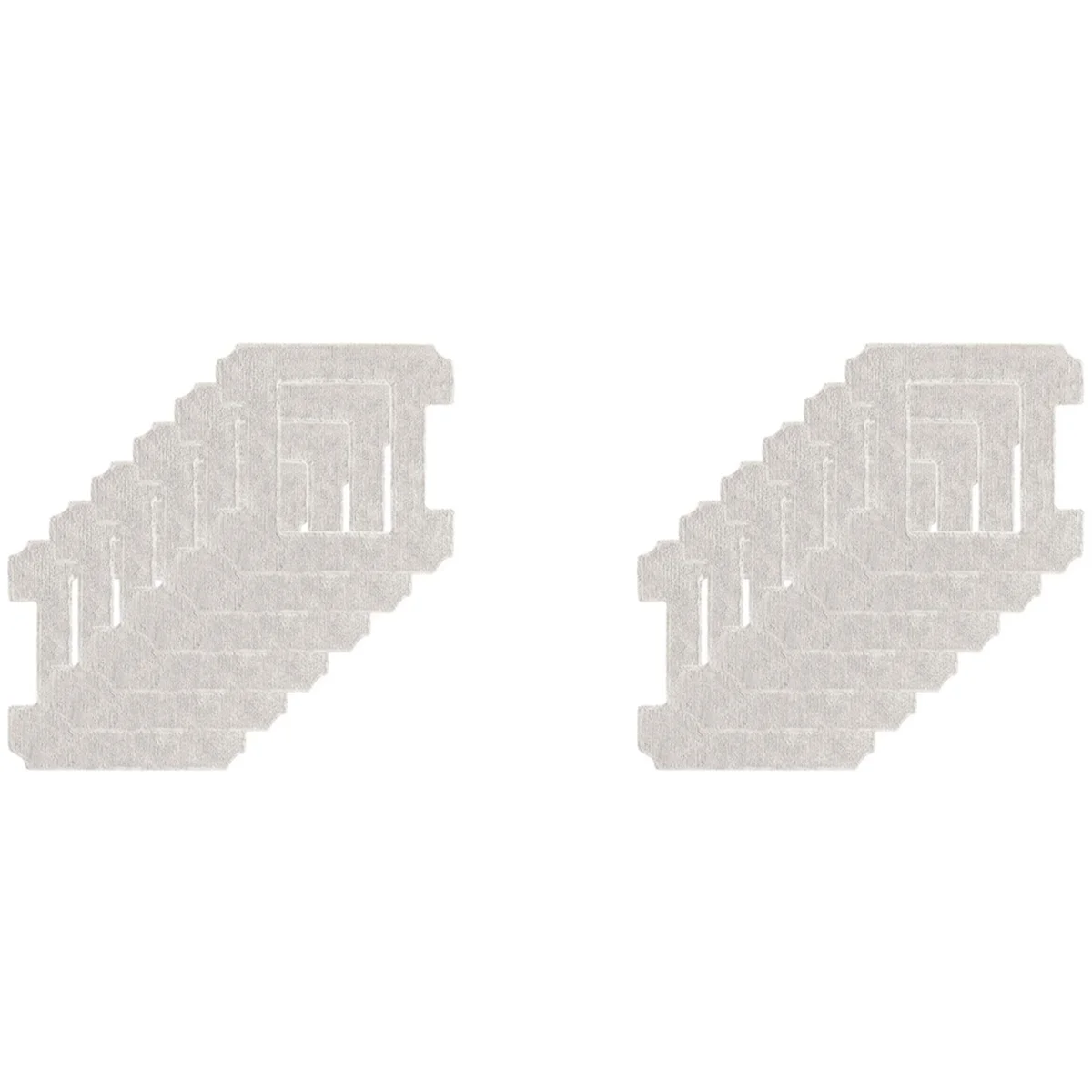 12X для Winbot W1 Pro Window Запчасти пылесоса Mop тряпка Сменные аксессуары