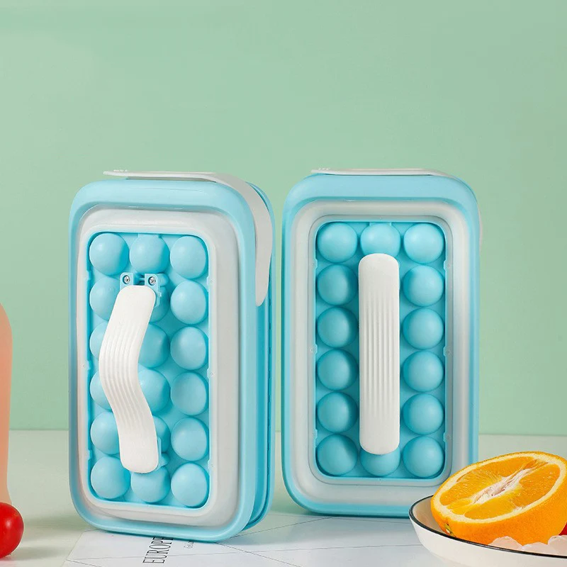 

2-In-1 Portable Ice Hockey Machine Kettle Can Make 18 Ice Cubes Lce Cube Mold Creative Multi-Functional Container Pot Latest