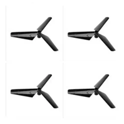 

4 PCS ZF04 RC Drone Parts Propeller RC Airplane Propeller Blade Accessories BLACK