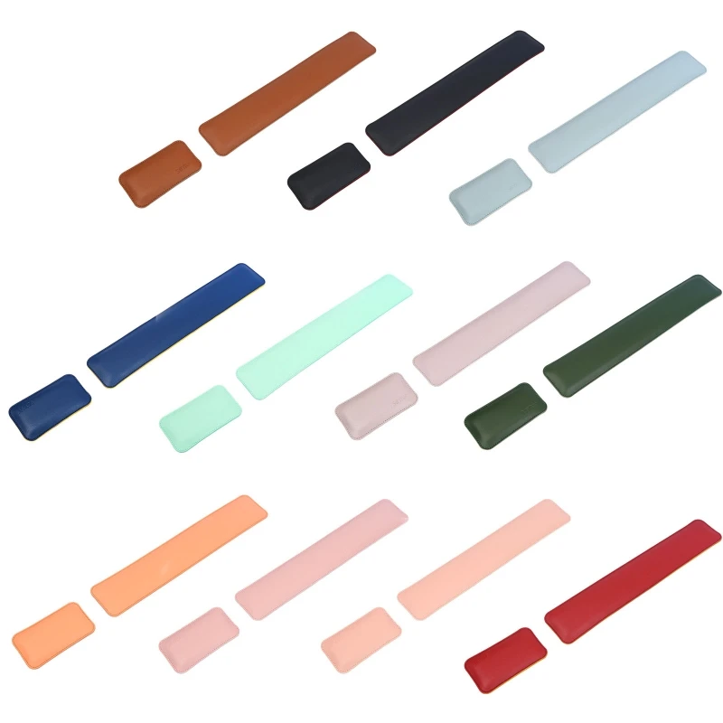 Двухсторонняя кожаная эргономичная клавиатура подставка для рук запястья AXFY