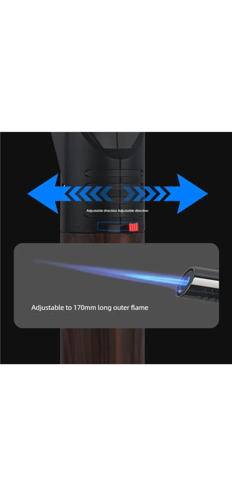 Фото Новый пистолет-распылитель Gemei Black Technology, зажигалка, ветрозащитный сварочный пистолет для барбекю, пожарный пистолет для дома, оптовая продажа №3