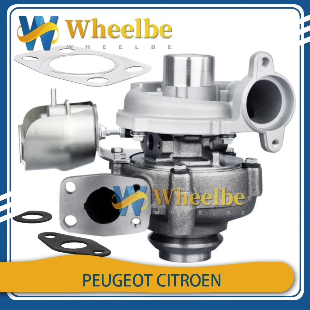 Новый полный турбокомпрессор GT1544V для Peugeot Ford Volvo 1.6 HDI 110HP 753420 740821 -5005S 3M5Q6K682AK 9663199280
