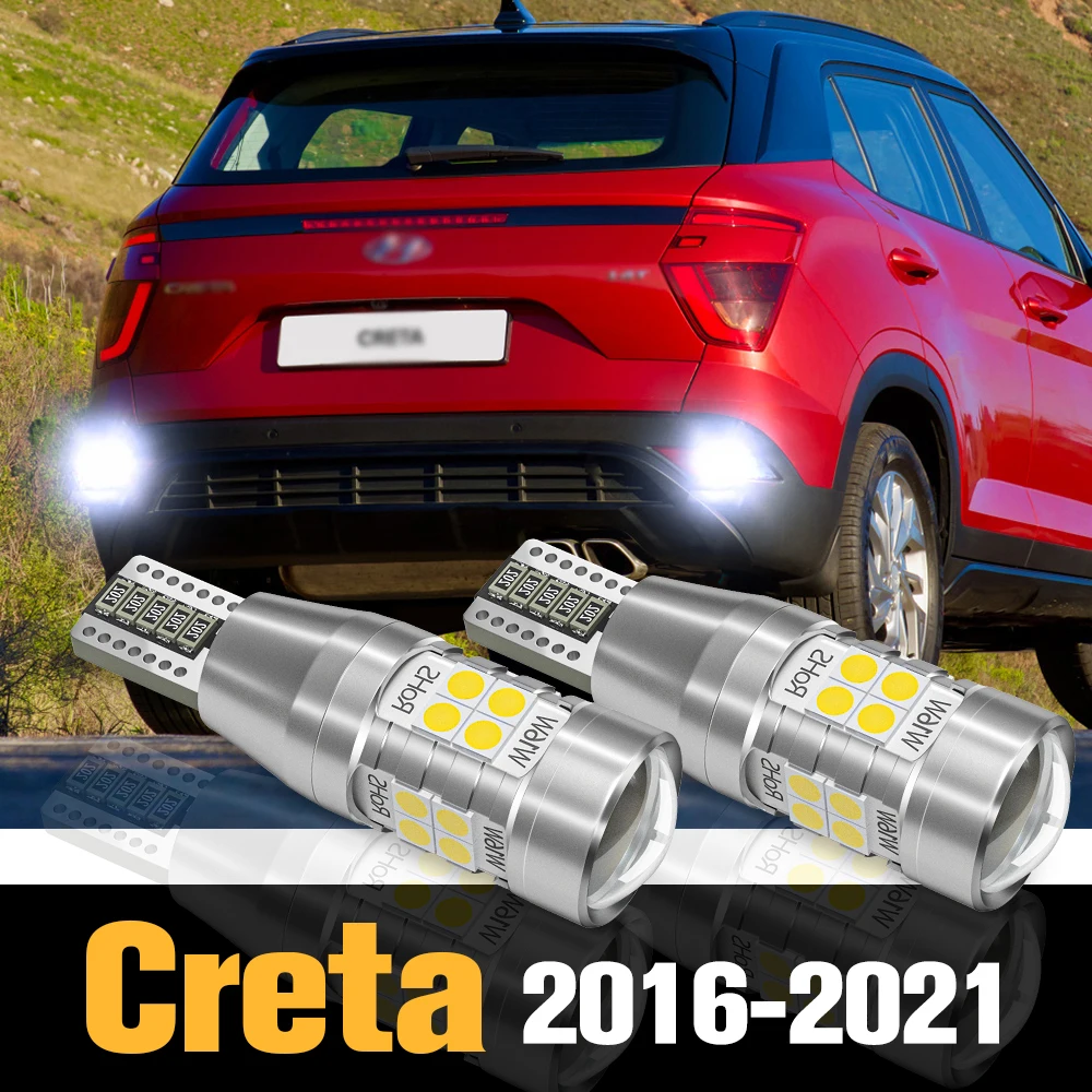 

2pcs Canbus LED Reverse Light Backup Lamp Accessories For Hyundai Creta 2016 2017 2018 2019 2020 2021