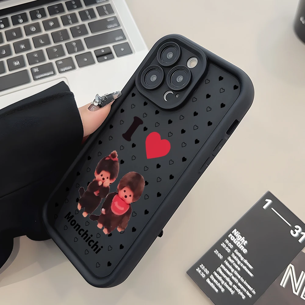 Фото Милый чехол для телефона с Мончичи для Xiaomi Redmi Note 15 14 13 12 11 10 Pro Plus 14C 13C 12C 10C Trubo 4 4G 5G, мягкий чехол. №5