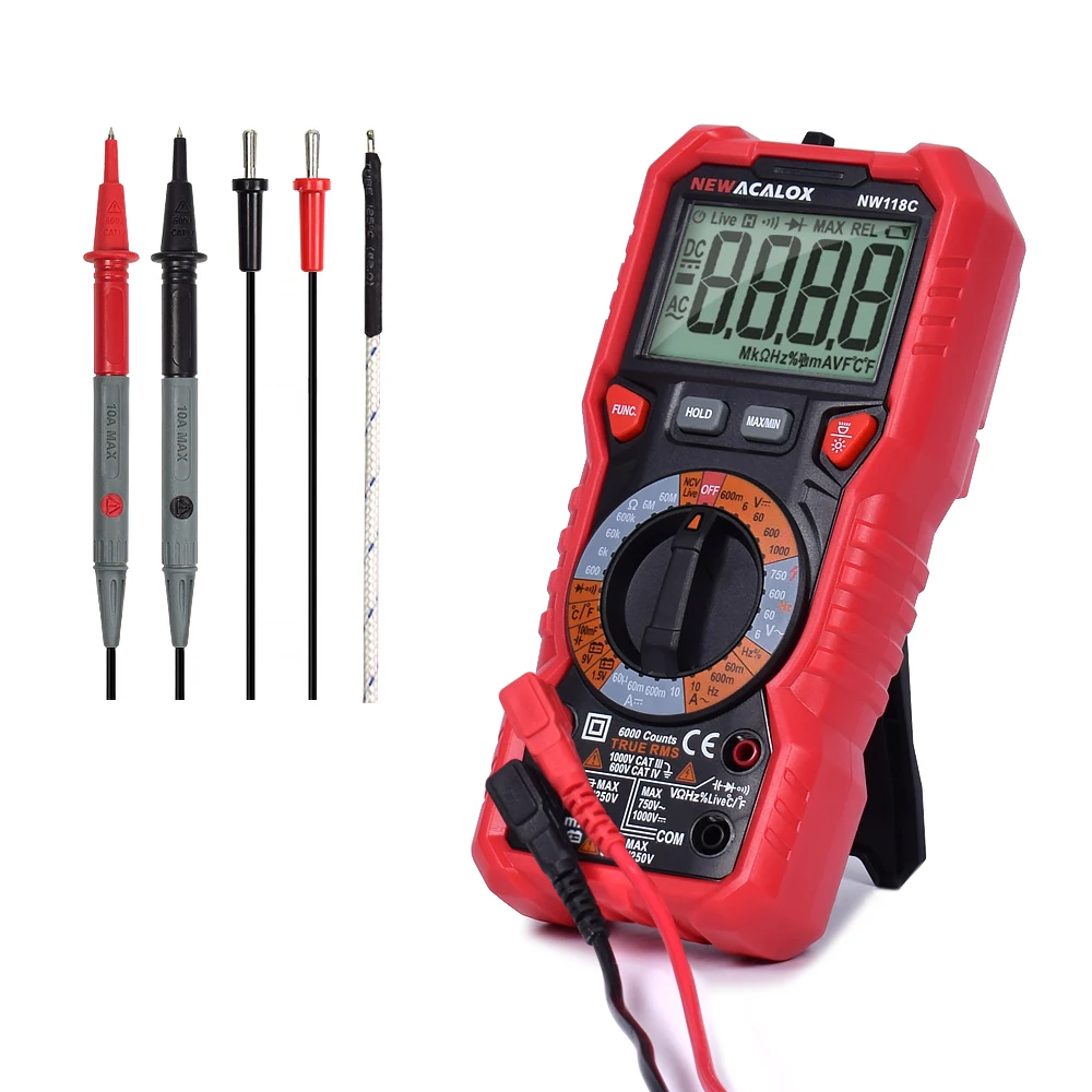 

NEWACALOX NW118C-9 цифровой мультиметр