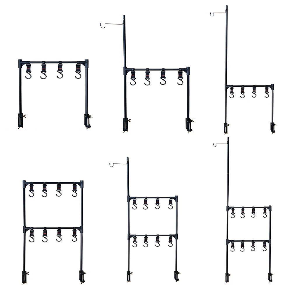 

Уличная вешалка для светильник кемпинга, Настольная настольная полка, уличные полки для кемпинга, пикника, барбекю