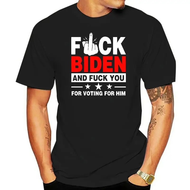 

Biden And You For Voting For Him Political Funny100% Cotton Summer Men's Novelty Oversized T-Shirt Women Casual Streetwear Tee