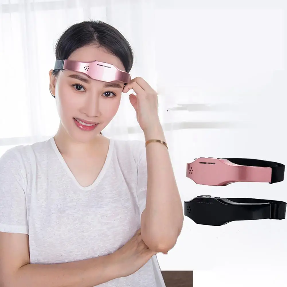 

1pcs Wireless Electric Massager Relieve Brain Sleep Fatigue Relax Massage Instrument Anxiety Ache Improve Stress H I3t6